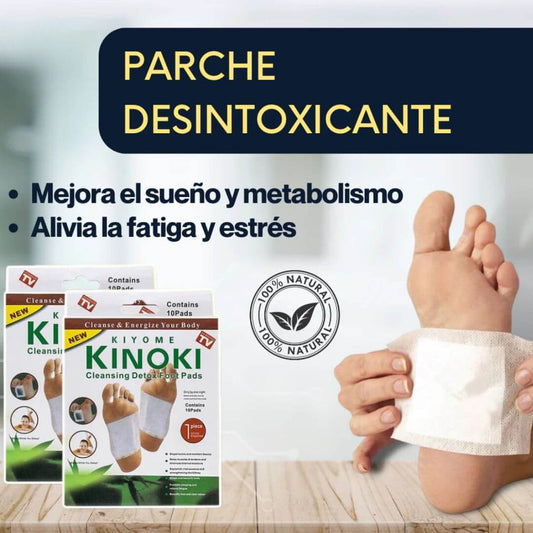 Parches Desintoxicantes Kinokis para pie