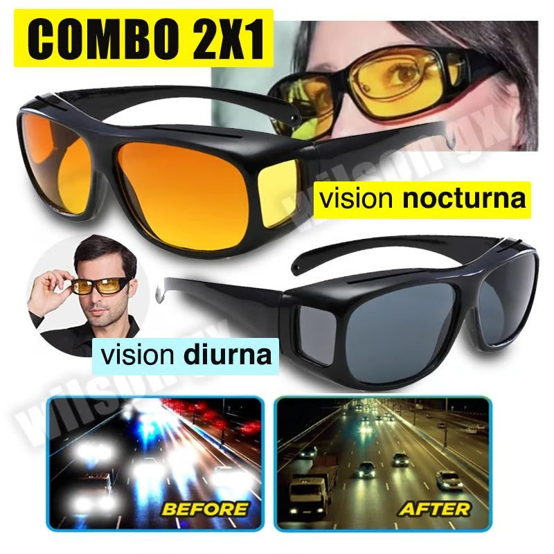 LENTES HD VISION 2X1